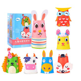 NUOBESTY 1 Set craft kits arts& crafts supplies arts and crafts for kids ages 8-12 Crafts Sticker Kit Crafts Art Toy educational toys for kids DIY kits for girls preschool cup cardboard